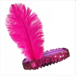 20s Headband Fuchsia