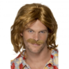 70s Super Trouper Wig And Moustache