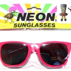 80s Sunglasses Neon Pink