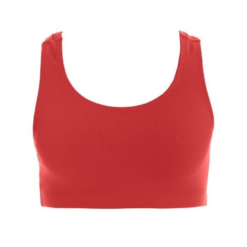 Addison Racerback Crop Top Womans Red Energetiks