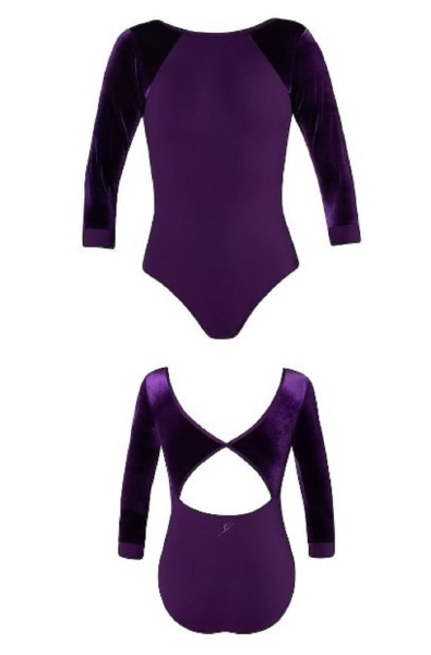 Aida Leotard Womans Aubergine Energetiks 1 Aida Leotard Womans Aubergine Energetiks
