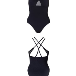 Amy Mesh Leotard Womans Black Energetiks