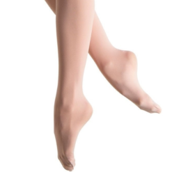 Bloch Embrace Footed Microfibre Womans Tights Flesh