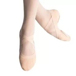 Bloch Synchrony Canvas Ballet Flat Womans Pink Width (B) -Hidden Identity Costumes Store bloch synchrony canvas ballet flat womans pink width b adult 7 78822 600