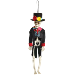 Day Of The Dead Hanging Skeleton Groom