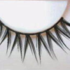Eyelashes Zig Zag Black
