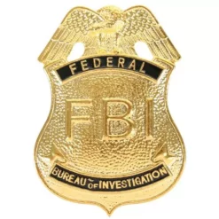 FBI Badge Gold