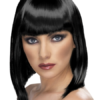 Glam Blunt Short Black Wig