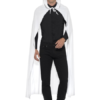 Hooded Long White Adult Cape