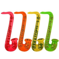 Inflatable Saxophone 55cm Orange