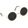 John Lennon Glasses Black