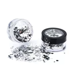 Metallic Chunky Silver Glitter