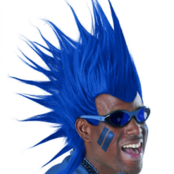 Mohawk Wig Spiky Blue