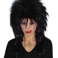 Spiky Vamp Black Wig