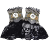 Steampunk Wrist Cuffs Black