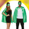 Superhero Satin Green Cape